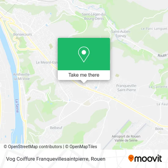 Vog Coiffure Franquevillesaintpierre map