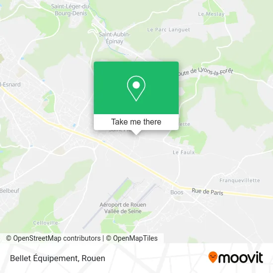 Bellet Équipement map