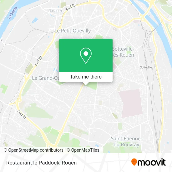 Restaurant le Paddock map