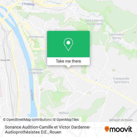 Sonance Audition-Camille et Victor Dardenne-Audioprothésistes D.E. map