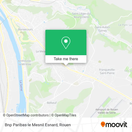 Bnp Paribas-le Mesnil Esnard map