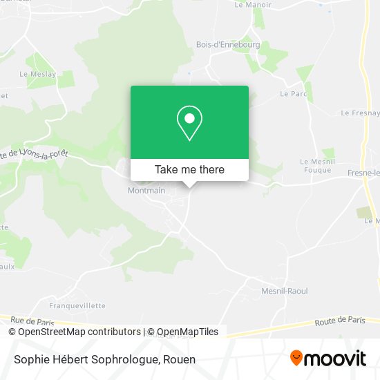Sophie Hébert Sophrologue map