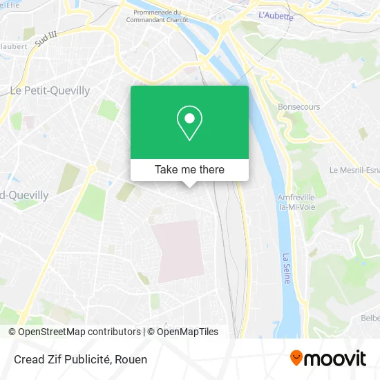 Cread Zif Publicité map