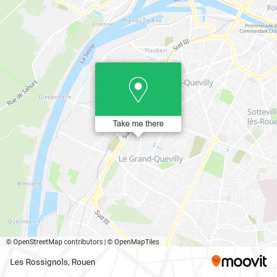 Les Rossignols map