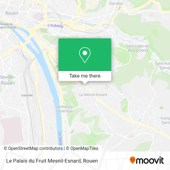 Le Palais du Fruit Mesnil-Esnard map