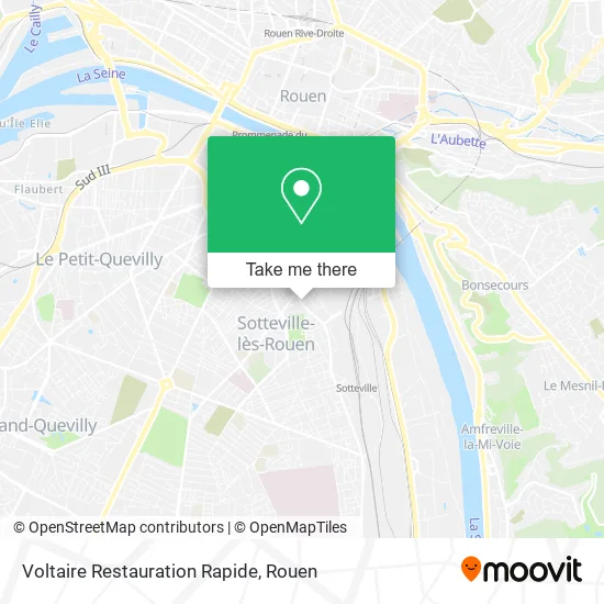 Voltaire Restauration Rapide map