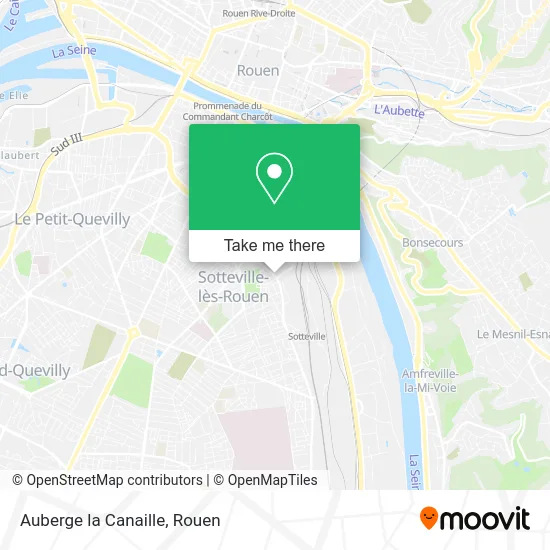 Auberge la Canaille map