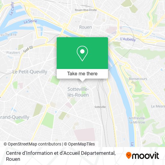 Centre d'Information et d'Accueil Départemental map