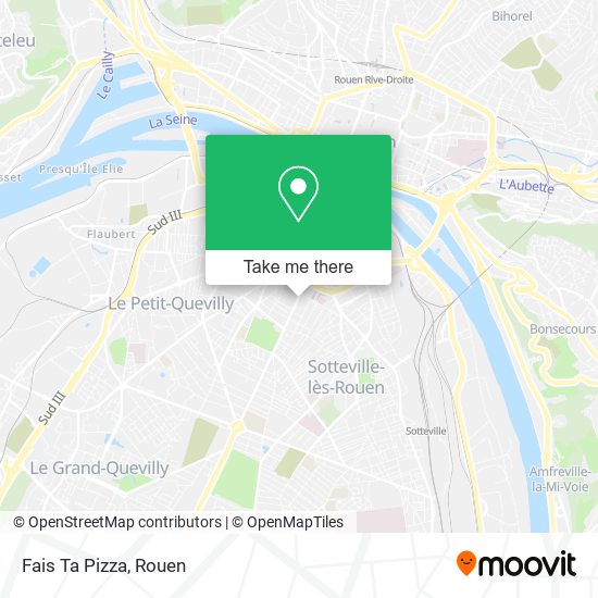 Fais Ta Pizza map