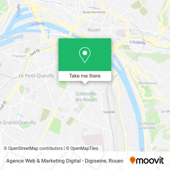 Agence Web & Marketing Digital - Digiseine map