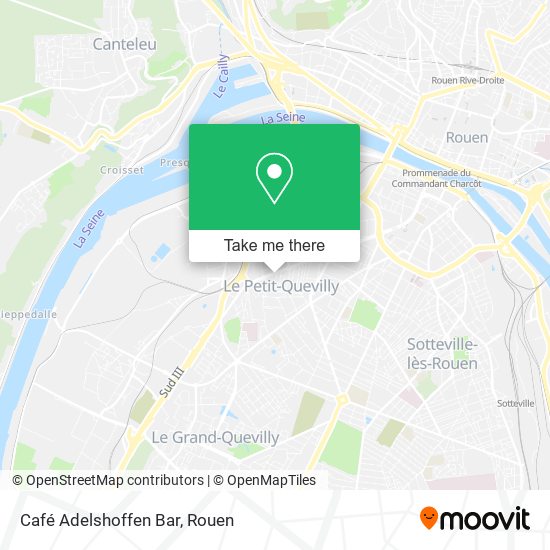Café Adelshoffen Bar map
