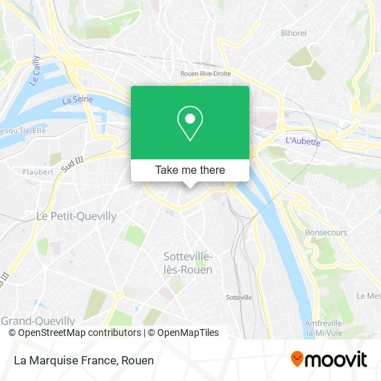 La Marquise France map