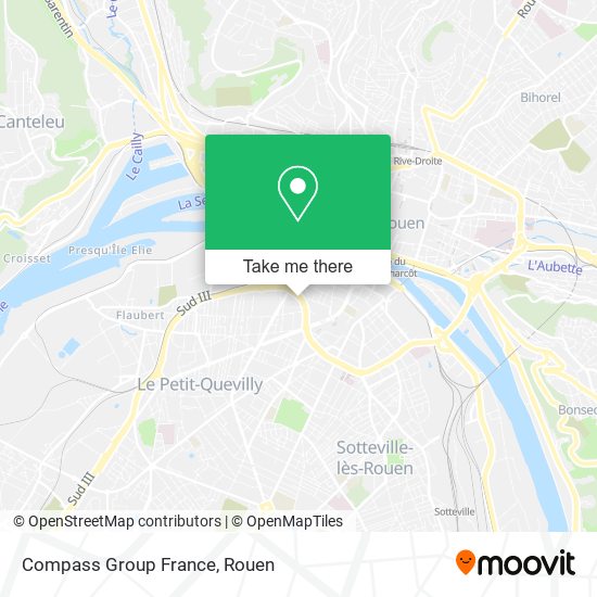 Compass Group France map