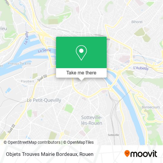 Objets Trouves Mairie Bordeaux map