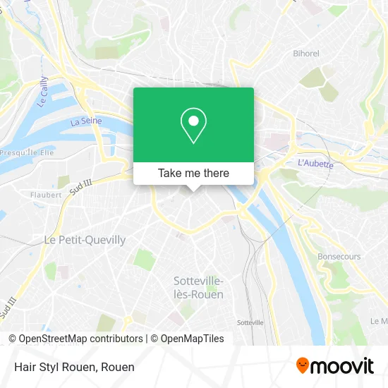 Hair Styl Rouen map