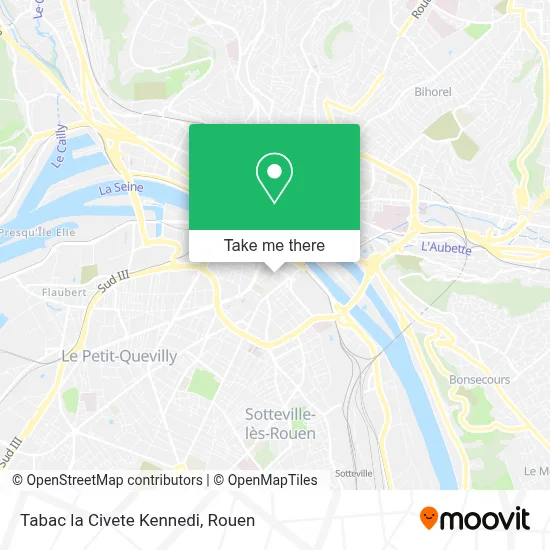 Tabac la Civete Kennedi map