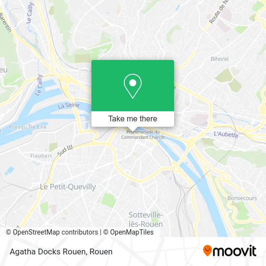 Agatha Docks Rouen map