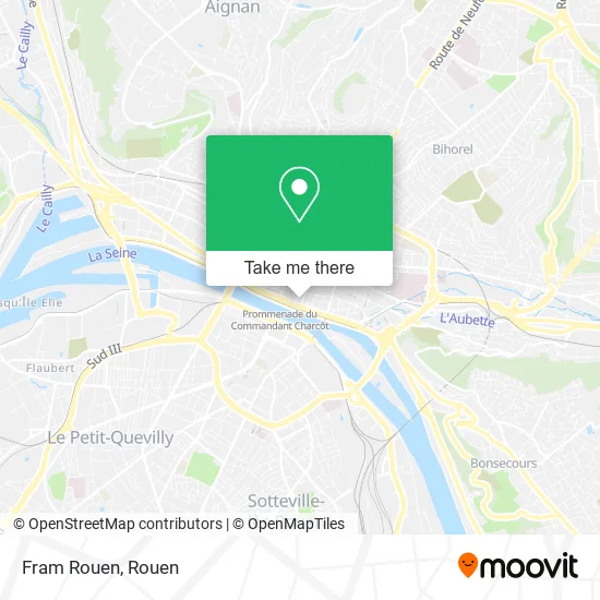 Fram Rouen map