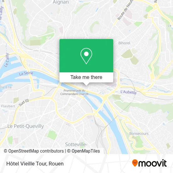 Hôtel Vieille Tour map