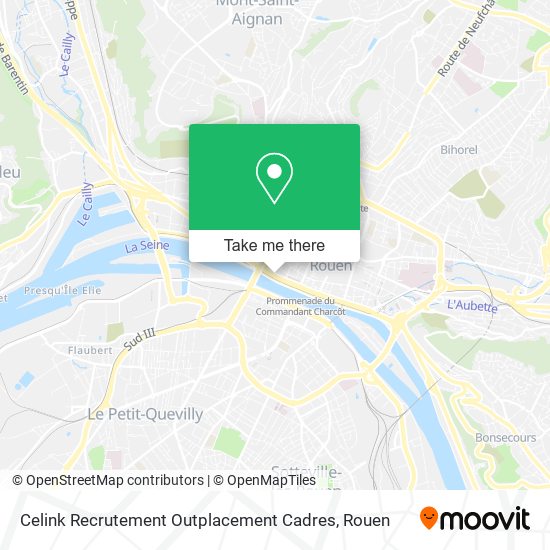 Celink Recrutement Outplacement Cadres map