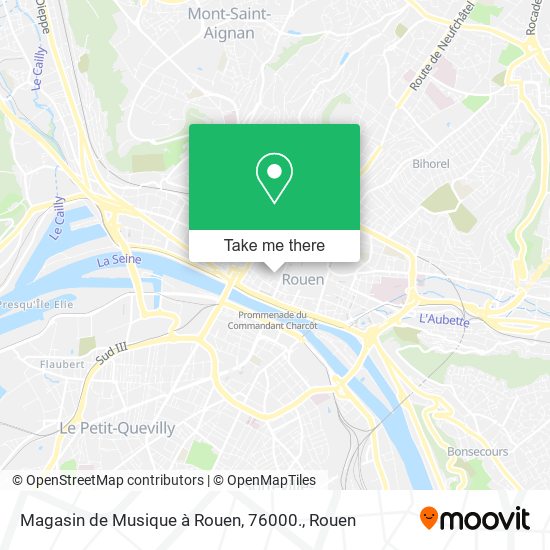 Magasin de Musique à Rouen, 76000. map