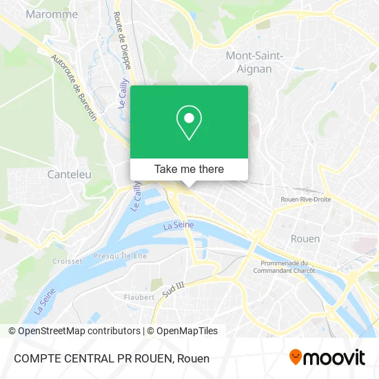 COMPTE CENTRAL PR ROUEN map