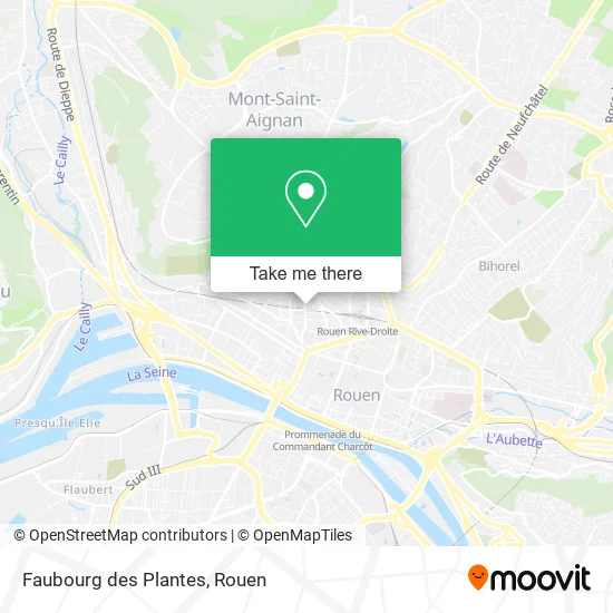 Faubourg des Plantes map