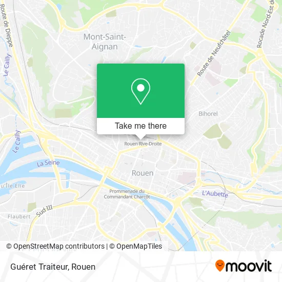 Guéret Traiteur map