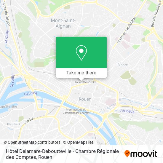 Hôtel Delamare-Deboutteville - Chambre Régionale des Comptes map