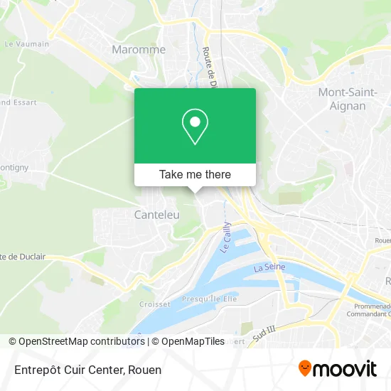Entrepôt Cuir Center map