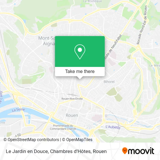 Le Jardin en Douce, Chambres d'Hôtes map