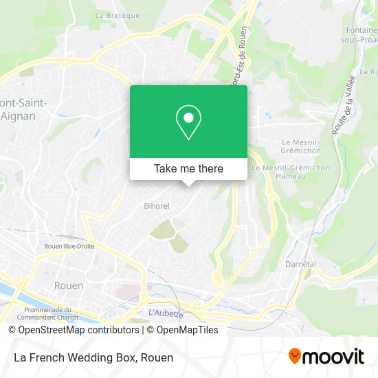 La French Wedding Box map