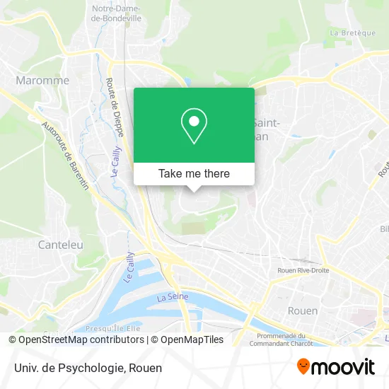 Univ. de Psychologie map