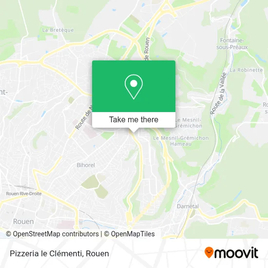 Pizzeria le Clémenti map