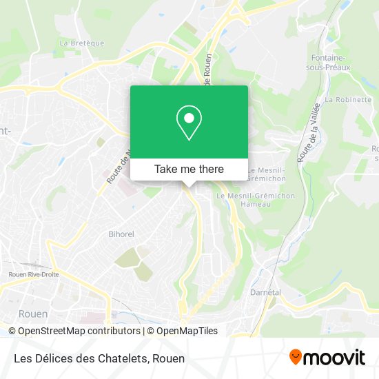 Les Délices des Chatelets map