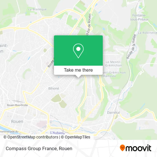 Compass Group France map