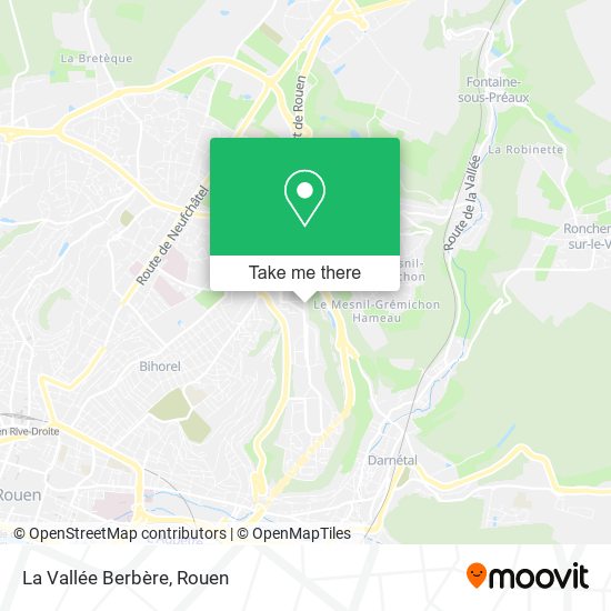 La Vallée Berbère map