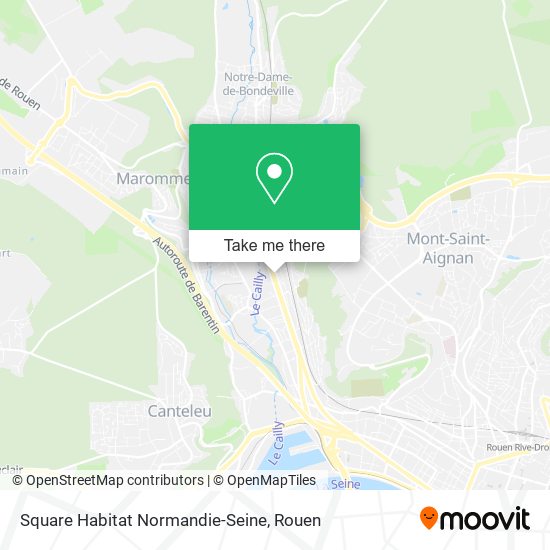 Square Habitat Normandie-Seine map