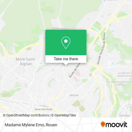 Madame Mylene Emo map