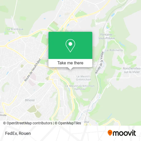 FedEx map