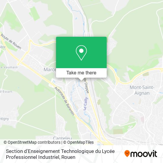 Section d'Enseignement Technologique du Lycée Professionnel Industriel map
