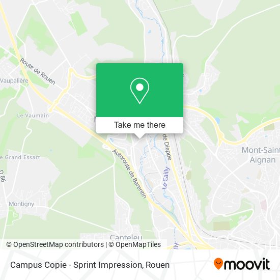 Campus Copie - Sprint Impression map
