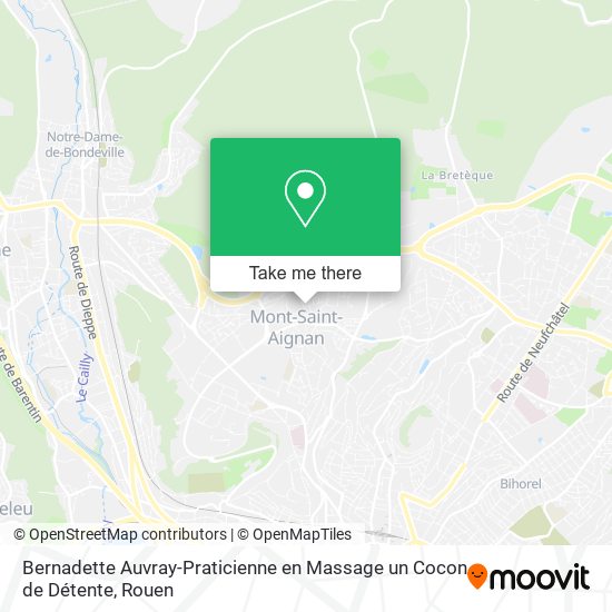 Bernadette Auvray-Praticienne en Massage un Cocon de Détente map