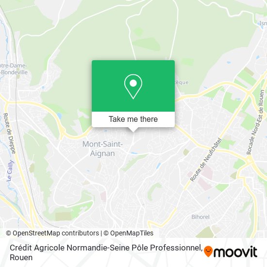 Crédit Agricole Normandie-Seine Pôle Professionnel map