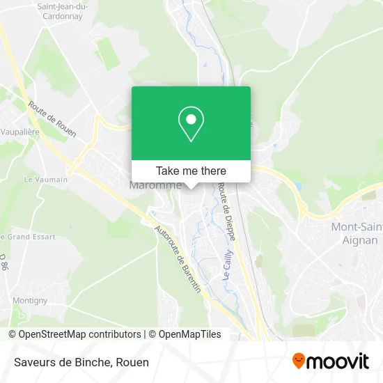 Saveurs de Binche map