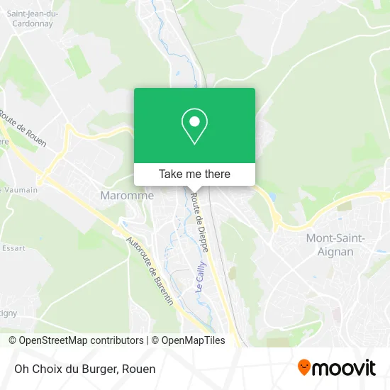Oh Choix du Burger map