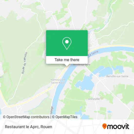 Restaurant le Aprc map