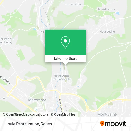 Houle Restauration map