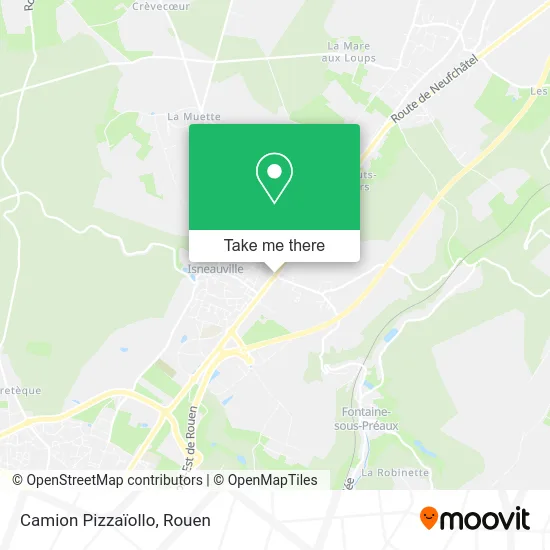 Camion Pizzaïollo map