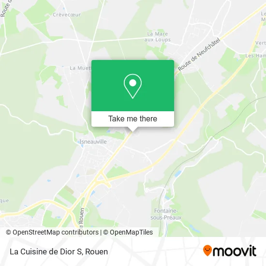 La Cuisine de Dior S map